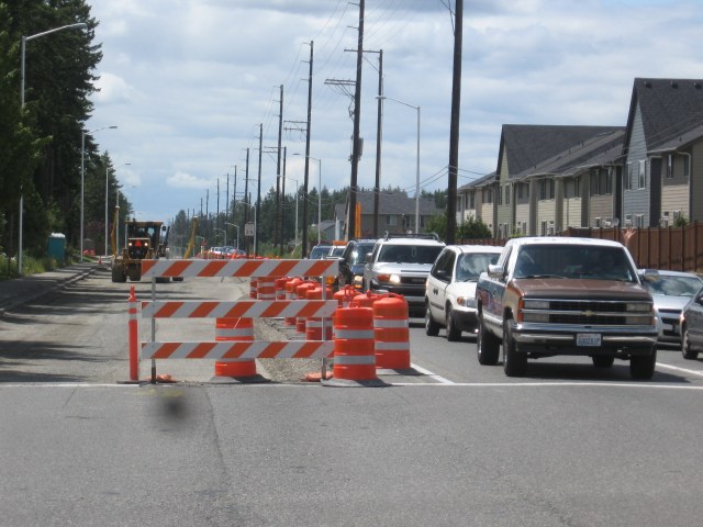 Lane closures, shifts and constrictions begin at Gem Heights Drive.
