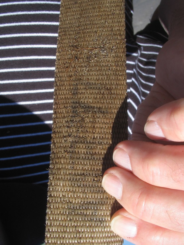 Meyer, Canvas Webbing Writing Found by Robt99