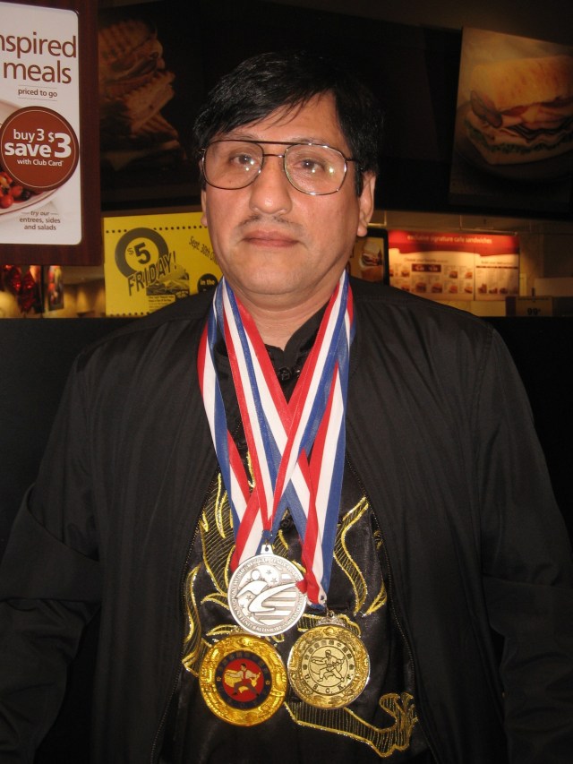 Edwin, wearing medals,(1)