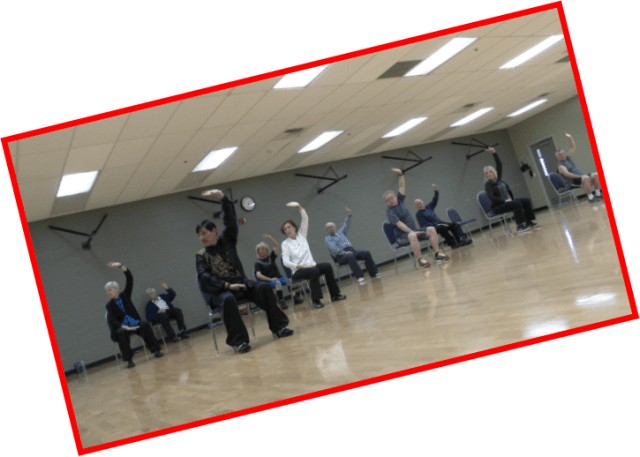 GKCC, Ed Ravina leading his exercise class, 6. 3. 17